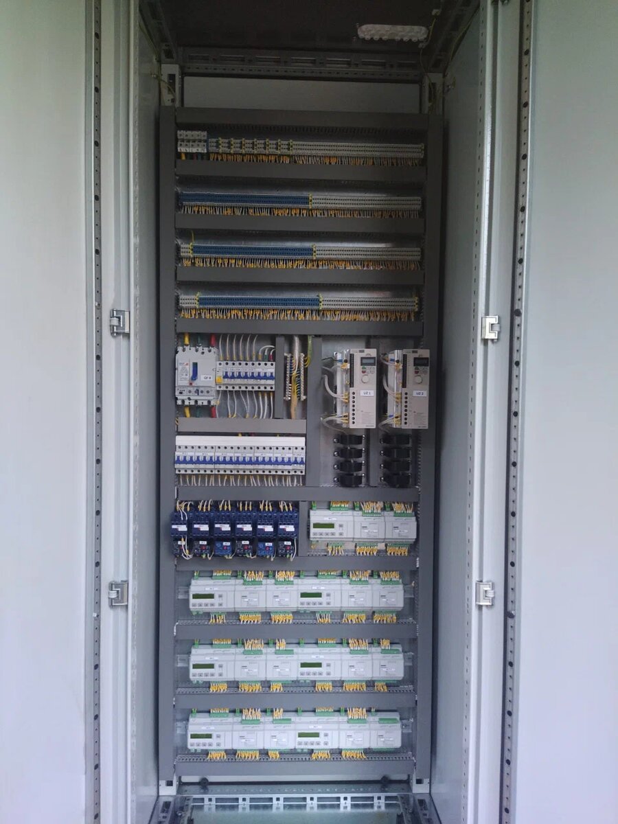 Щит автоматики на промышленном объекте — Электросервис Иваново